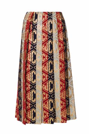 Logo-embroidered pleated skirt, zdjęcie 1 Logo-embroidered pleated skirt od Gucci